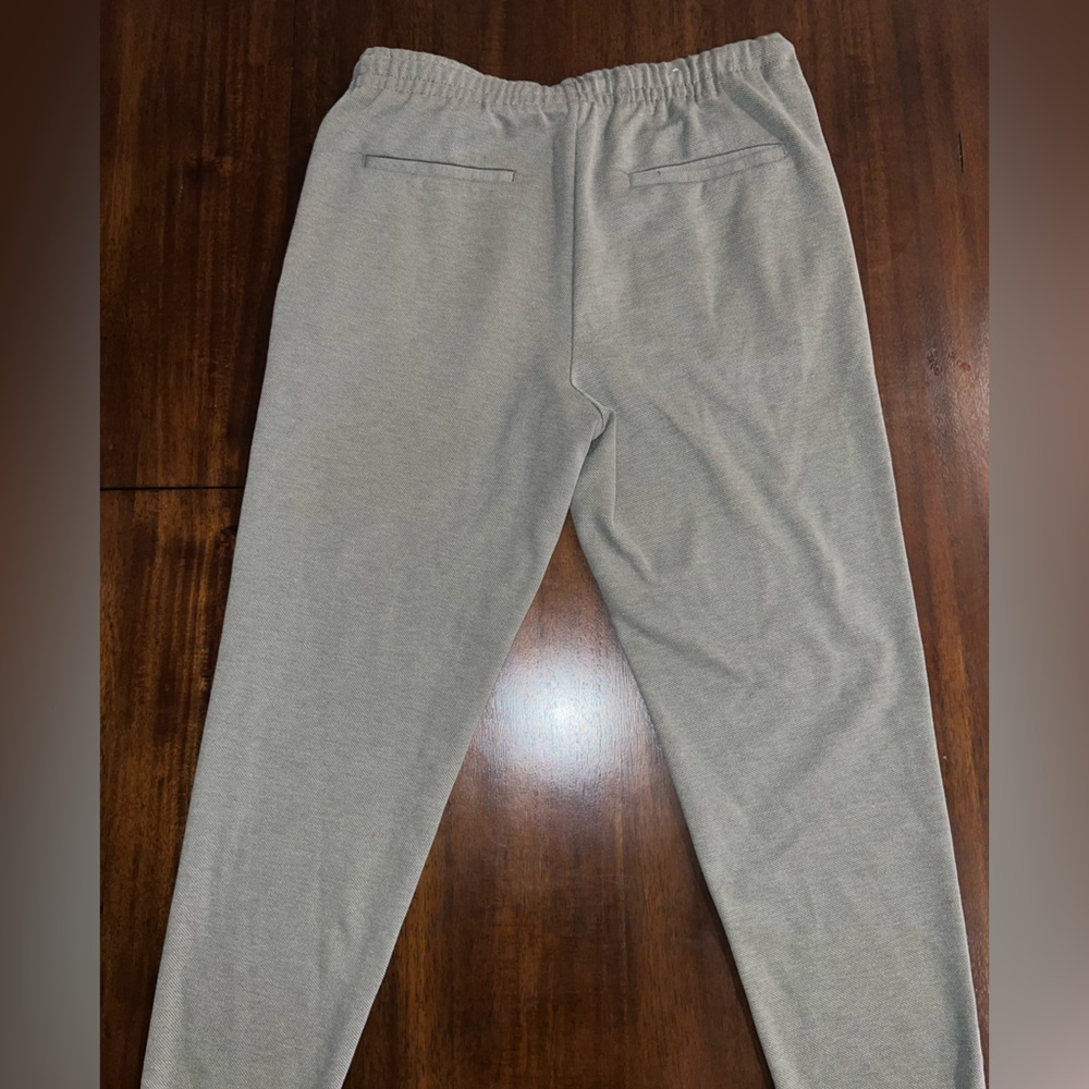 Zara Men's Light Army Green Joggers - Picture 4 of 4